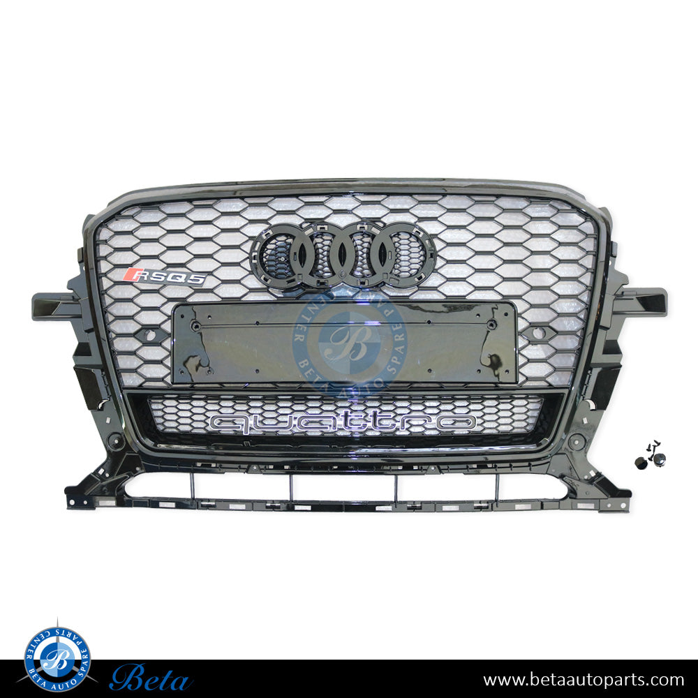 Grille RSQ5 Look All Black for Audi Q5 2013-2017 models, Part Number 8R0853651R Grille RSQ5 Look All Black for Audi Q5 2013-2017 models, Part Number 8R0853651R